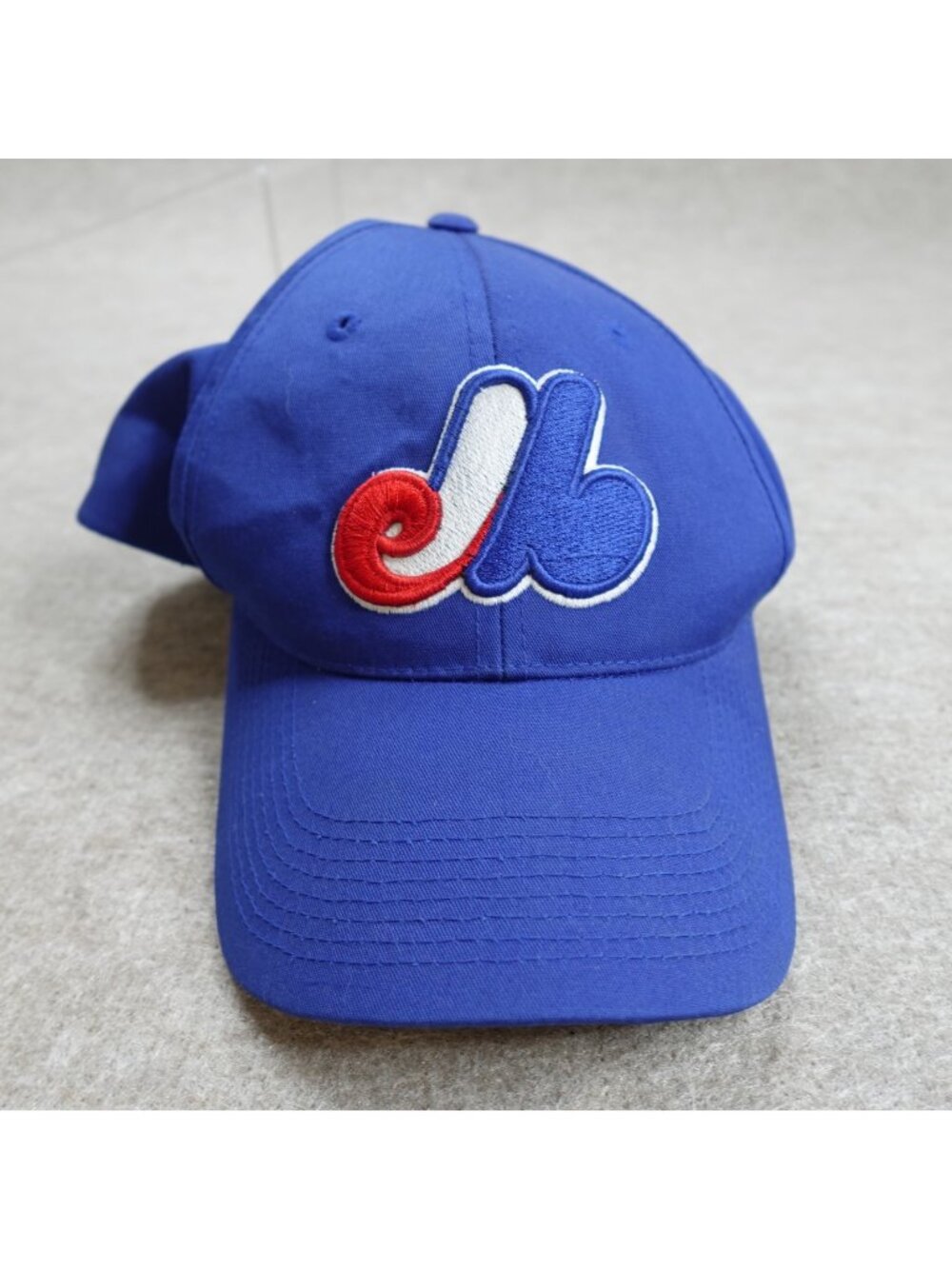 Montreal Expo Hat Blue Snapback Solid Embroidered Vintage